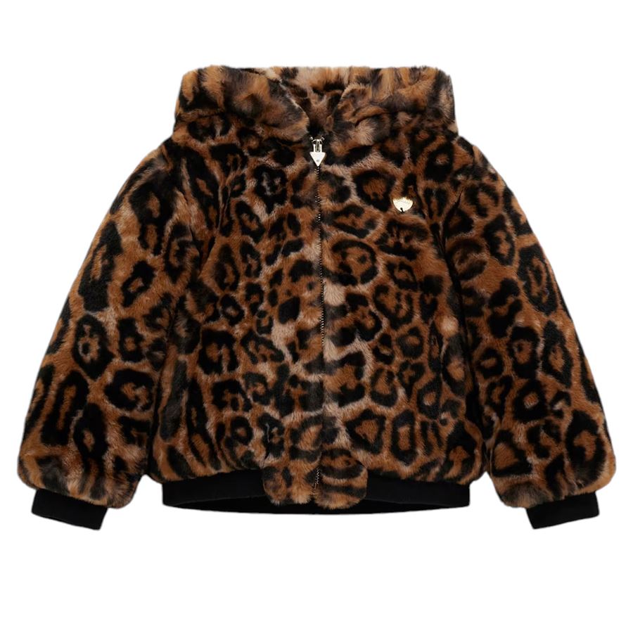 Ls Hooded Faux Fur Bomber W/zip Guess Kids | K4BL07/WCFX0P340